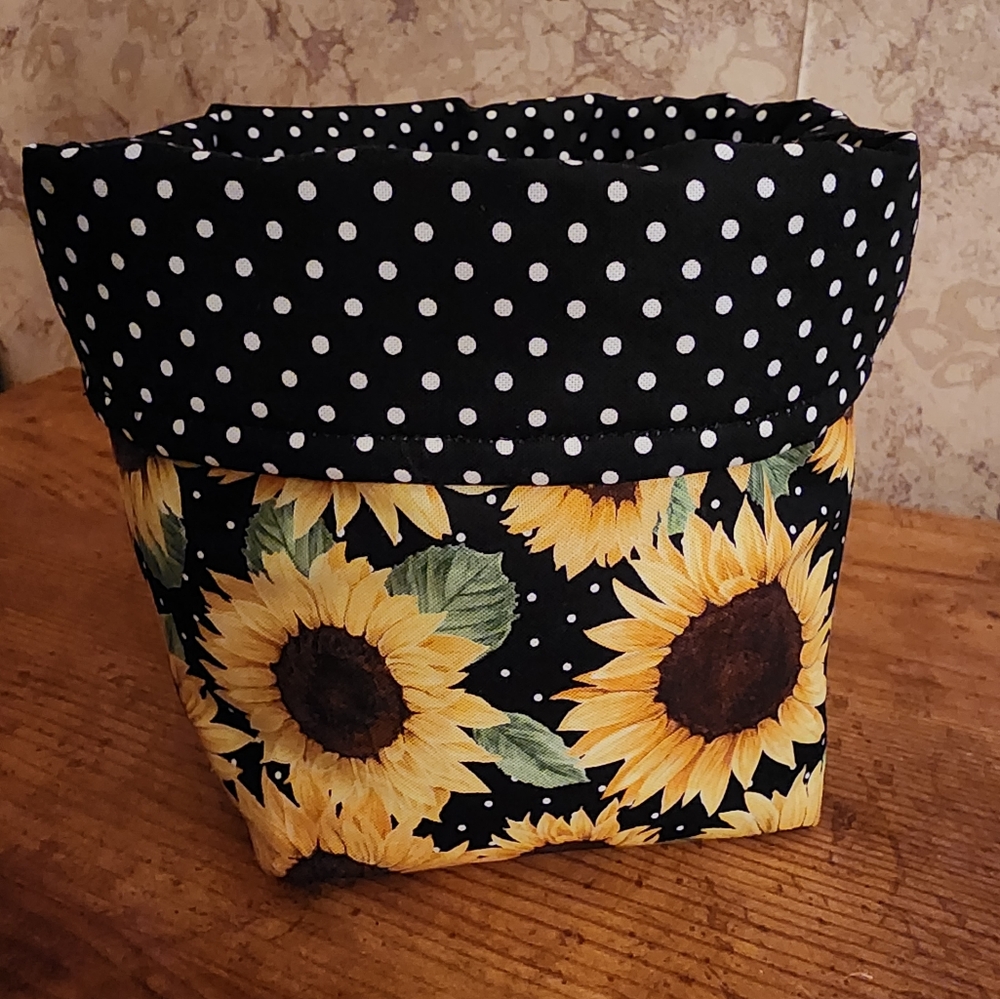 Fabric storage bin